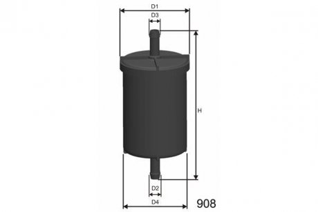 Топливный фильтр MISFAT E515 (фото 1)