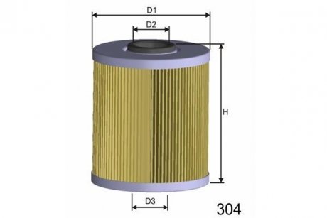 Фільтр палива MISFAT F106 (фото 1)
