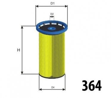 Фільтр паливний VAG 1,6Tdi 12- MISFAT F134