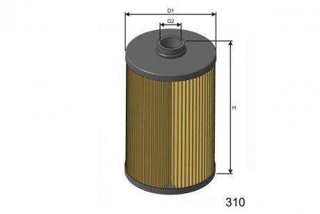 Топливный фильтр MISFAT F645 (фото 1)