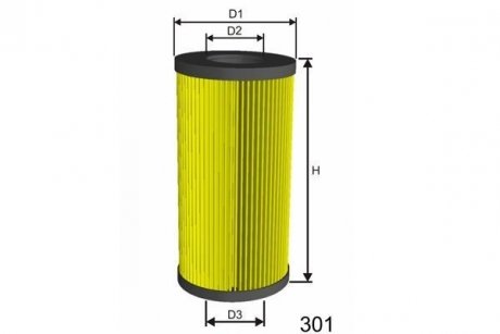 Фильтр масла DB Sprinter/Vito CDI OM611/612/646 (4 резинки) MISFAT L002