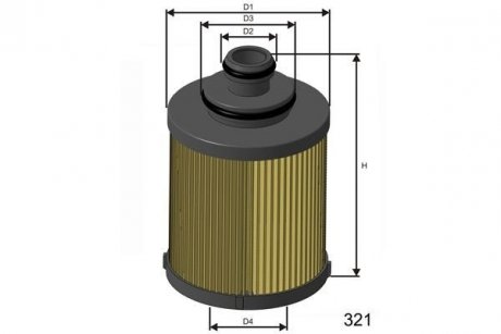 Масляный фильтр MISFAT L114 (фото 1)