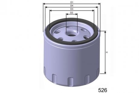 Топливный фильтр MISFAT M323