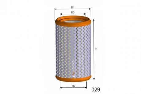 Фильтр воздуха MISFAT R273 (фото 1)