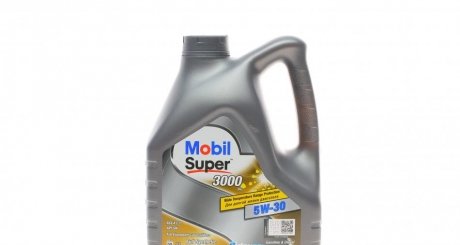 Моторное масло Super 3000 XE 5W-30 синтетическое 4 л MOBIL 153018