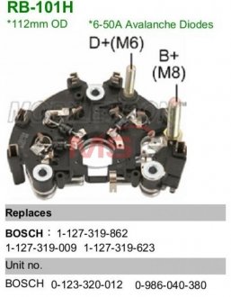 Диодный мост 137257 MOBILETRON RB101H