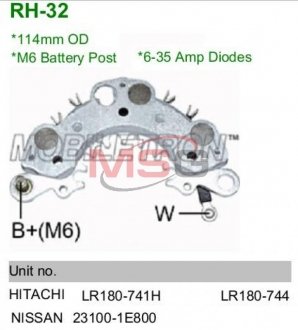 Выпрямитель диодный MOBILETRON RH32 (фото 1)