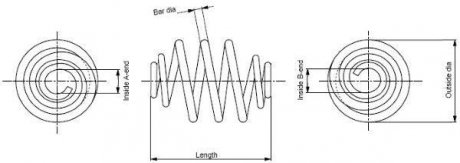 Пружина підвіски MONROE SP0405