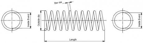 Пружина MONROE SP0415 (фото 1)