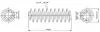Пружина підвіски передн Лів/Прав TOYOTA YARIS, YARIS/HATCHBACK 1.0 12.10-06.20 SP4123
