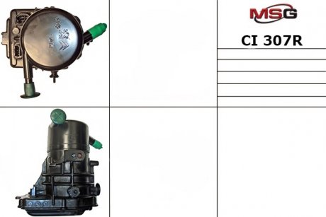 Насос ГУР с ЭУР восстановленный CITROEN C5 2008-2010 MSG CI307R