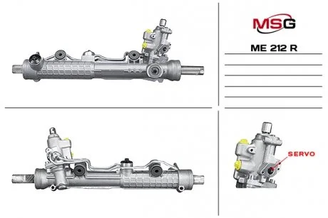 Рульова рейка з ГУР Mercedes-Benz S-Class MSG ME212R