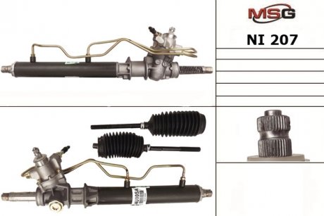 Рулевая рейка с ГУР новая NISSAN MAXIMA QX (A32) 94-00 MSG NI207 (фото 1)