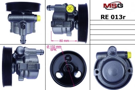 Насос Г/В відновлений DACIA LOGAN 04-,RENAULT MEGANE I 99-03,MEGANE Scenic 98-99,SCENIC I 99-03 MSG RE 013R