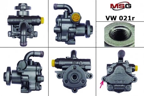 Насос Г/У восстановленный VW Multivan 2003-,VW Touareg 2003-,VW Transporter 2003- MSG VW 021R