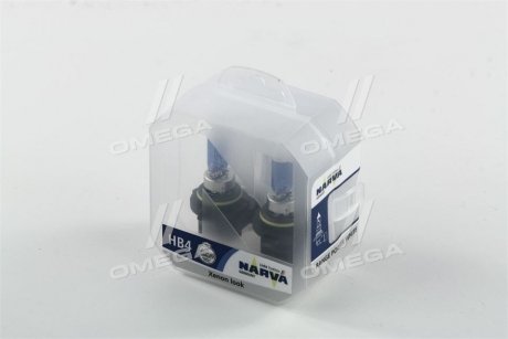 Лампа розжарювання TWIN SET HB4 12V 55W RANGE POWER WHITE (вир-во) NARVA 48626S2