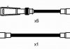 Провода зажигания Audi 80/100 2.0/2.2/2.3E (>91) VW T-4 2.0L NGK 0511 (фото 2)