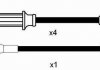 Проволока зажигания, набор NGK 8268 (фото 2)