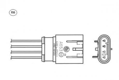 Датчик NGK 93884