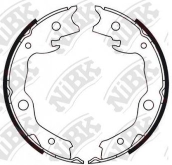 Колодки тормозные NiBK FN0621