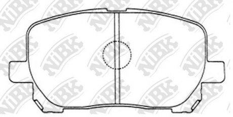 Колодки тормозные передние Toyota Corolla, Avensis NiBK PN1470