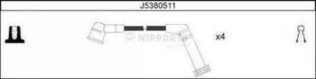 Проволока зажигания, набор NIPPARTS J5380511 (фото 1)