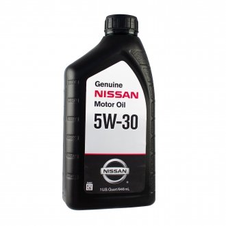 Моторное масло / Infiniti Genuine 5W-30 синтетическое 1 л NISSAN 999pk005w30n (фото 1)