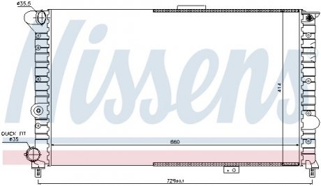 Радіатор NISSENS 60054 (фото 1)