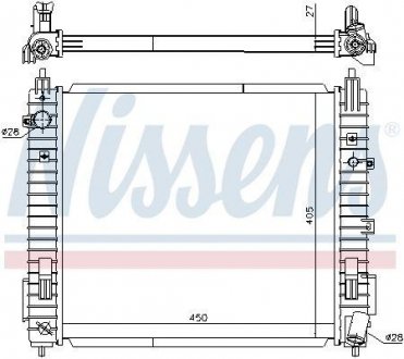 Теплообменник NISSENS 606139