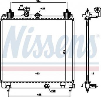 Автозапчасть NISSENS 606550