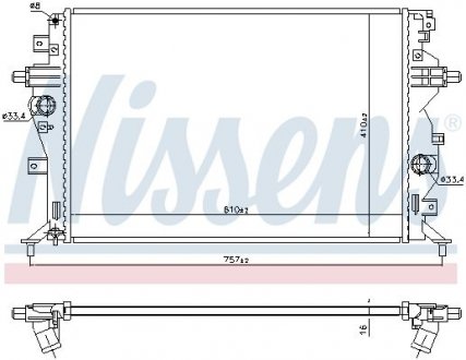 Автозапчасть NISSENS 606607