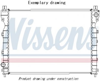 Радиатор охлаждения NISSENS 606653 (фото 1)