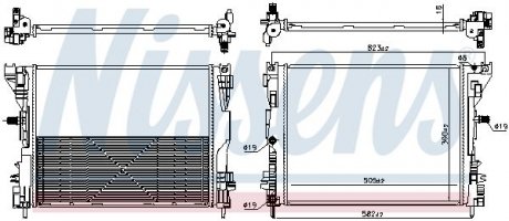 Автозапчасть NISSENS 606746