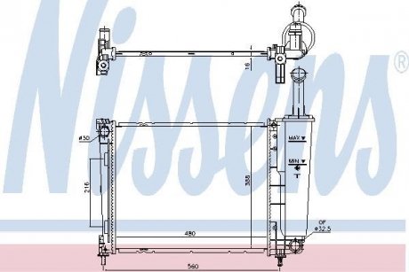 Теплообменник NISSENS 617873