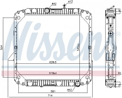 Радиатор NISSENS 62563