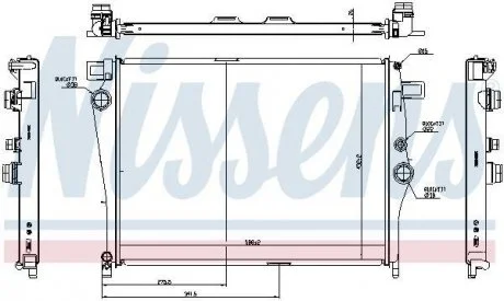 Теплообменник NISSENS 627044