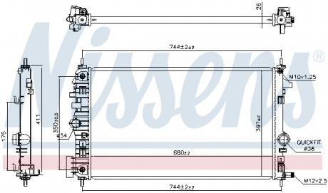 Теплообменник NISSENS 630769