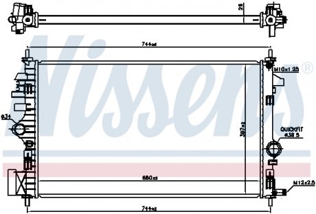 Теплообменник NISSENS 630773