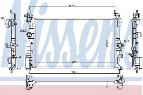 Теплообменник NISSENS 630785