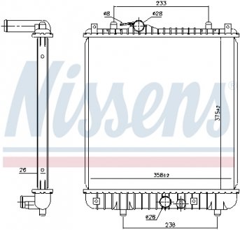 Радіатор двигуна NEW_022019 NISSENS 630787