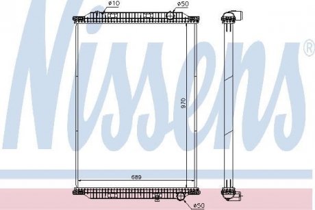 Радиатор NISSENS 637860