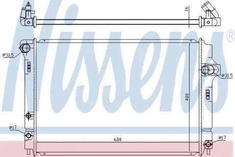 Автозапчасть NISSENS 646873