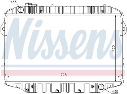 Радіатор NISSENS 64861 (фото 1)