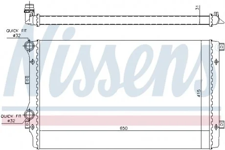 Радиатор First Fit NISSENS 65280A