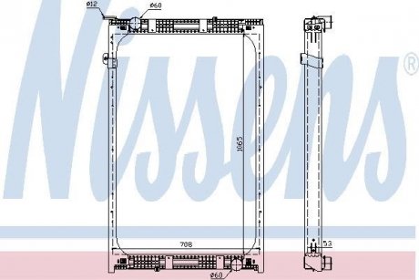 Радіатор, охолодження двигуна NISSENS 67171