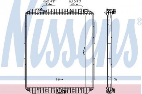 Автозапчасть NISSENS 671760