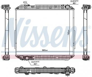 Автозапчастина NISSENS 671780