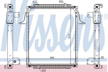 Радиатор NISSENS 67257