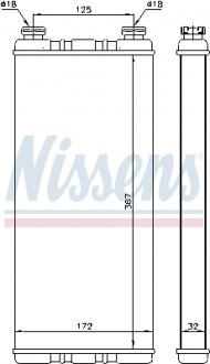 Радиатор салона NISSENS 72055 (фото 1)