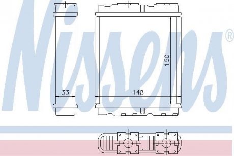 Радіатор опалення NISSENS 72659